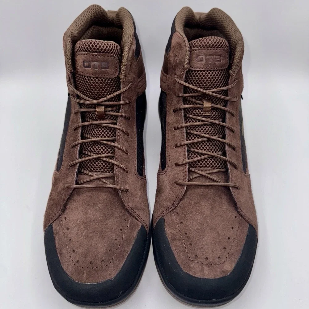 OTB T-Kool Mid Boots‎ Men's Size 14 Brown Waterproof Leather Camo Tactical